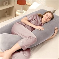 DOWNCOOL Pregnancy Pillow, U Shaped Body Pillow
