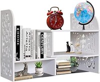 YGYQZ Desktop Bookshelf, Desk Shelf Organizer