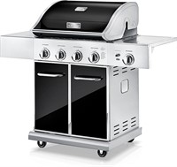 NutriChef 5-Burner Grill - 52K BTU