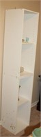 WHITE LAMINATE SHELF TOWER-ASIS