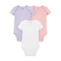 Carter's Baby Girl Bodysuits  3-Pack  0-3m