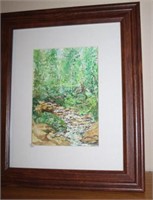 FRAMED AND MATTED WATERCOLOR?