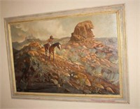 SIGNED ES SMITH 1977 PAINTING
