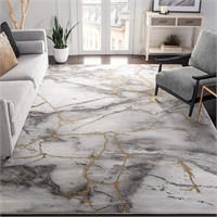 SAFAVIEH Rug 8'x10'  Grey/Gold (CFT877F)