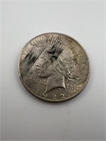 Peace Silver Dollar 1922 S
