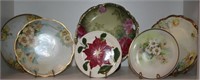 SELECTION OF PLATES WITH STANDS