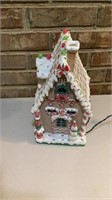 Gingerbread House Lighted 15 in Tall
