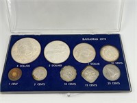 1970 Bahamas Silver Set