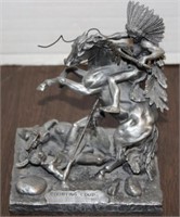 "COUNTING COUP" FINE PEWTER FIGURINE