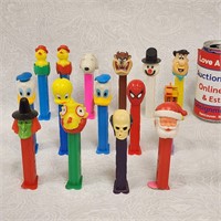 Collection Of Vintage Pez Dispensers