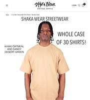 WHOLE CASE Shaka Wear Streetwear  Heavy T-Shirts