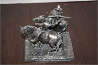 "THE OUTLAWS" NUMBERED FINE PEWTER FIGURINE