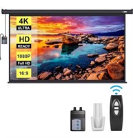 VIVOHOME 100 Inch Electric Projector Screen