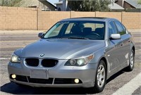 2004 BMW 5 Series 525i 4 Door Sedan