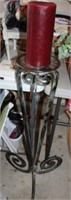 TALL METAL CANDLE STAND