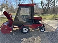 TORO GROUNDMASTER 345 MOWER AND SNOW BLOWER