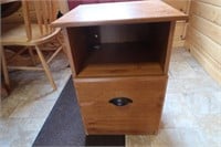 End Table w/File Drawer 24in. H