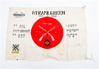WWII JAPANESE OCCUPATION 33rd ID BRING BACK FLAG