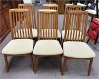 6 Benny linden Mid Century Style Dining Chairs