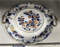 Antique Davenport Hand Painted Porcelain Tray