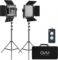 (Bi-Colour) GVM 2 Pack LED Video Lighting Kits