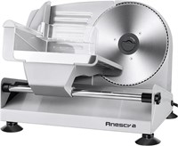 ( Silver) Anescra Meat Slicer,  200W Electric