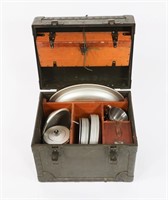 KOREAN WAR US ARMY OFFICER PORTABLE MESS KIT