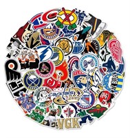 50PCS "Hockey Team" Logo Vinyl Sticker
