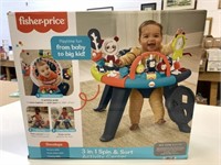 New Fisher Price 3 in 1 Spin & Sort Activity