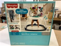 New Fisher Price Astro Kitty SpaceSaver Jumperoo