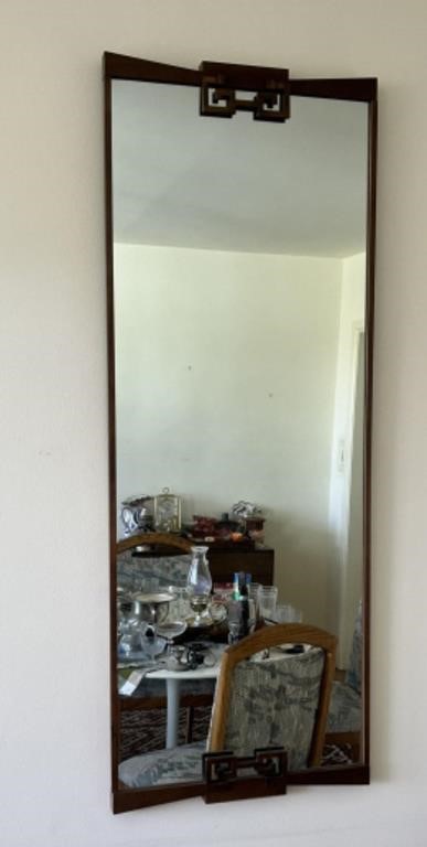 Metal Framed Rectangle Shaped Wall Mirror