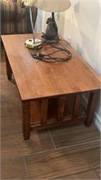 Mission style coffee table 42x24x18