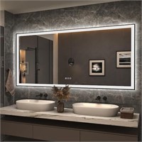 Backlit Led mirror , Dimmable light and defogger.