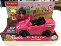 New Fisher Price Barbie Little People Convertible