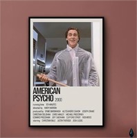 Unframed "American Psycho" Movie Canvas Poster