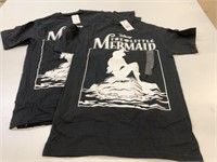 3 New Disney The Little Mermaid Size S T-Shirts