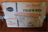 Folding Bed w/Padding in Box