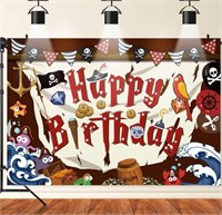 Pirate "Happy Birthday" Backdrop