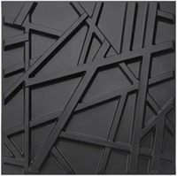 Art3d PVC Decorative Textures Black 3D Wall