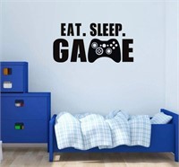 Eat Sleep Game Wall Decor Stickers