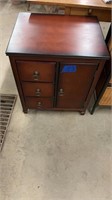 Cabinet with 3 drawers 23”x 19”x26.25”
