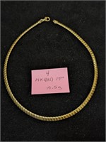 14K Gold 15.5g Necklace