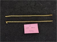 14K Gold 3.6g Bracelets