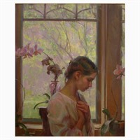 Dan Gerhartz, "The Orchid" Limited Edition on Canv