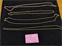 14K Gold 10.6g Necklaces