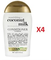 OGX 4Pack Travel Size Coconut Milk Conditioner