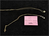 14K Gold 3.3g Necklaces