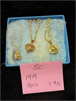14K Gold 7.8g Necklaces