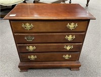 Cherry Chippendale Style Chest of Drawers