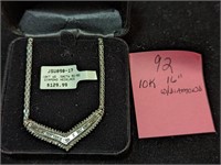 10K Gold Necklace with .50ctw Diamonds
